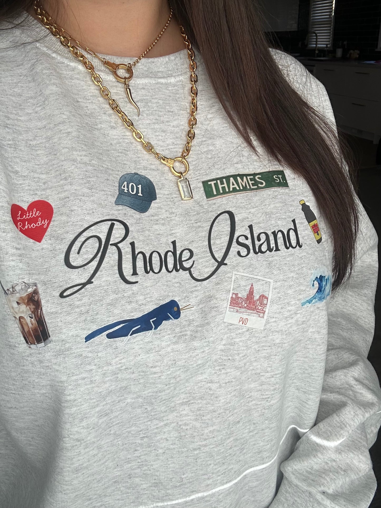 R.I Collage Crewneck