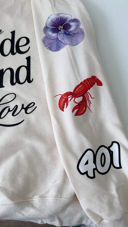 From R.I with Love Crewneck